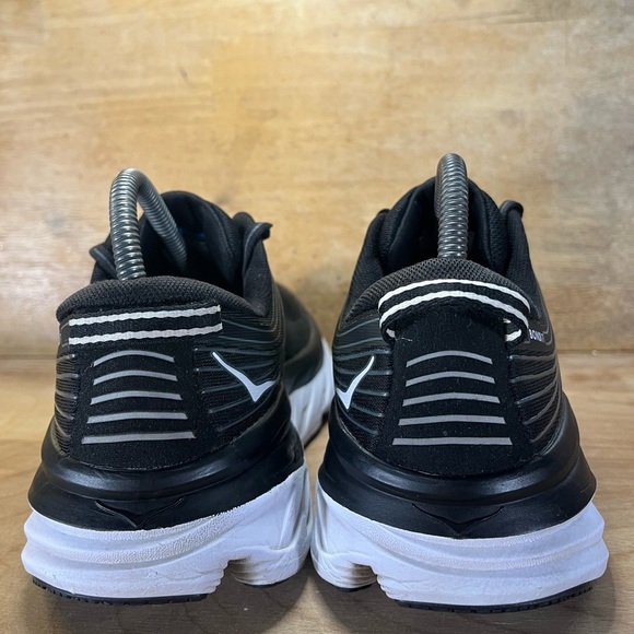Hoka One One Bondi 7 CUSHIONED Womens Size 8 Running Shoes Sneakers Black - Picture 5 of 12